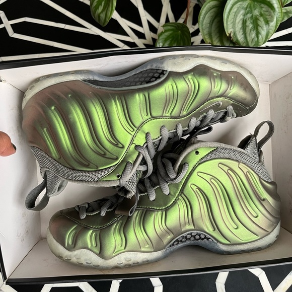 Nike Shoes - Women’s Nike Air Foamposite One Dark Stucco Green Black